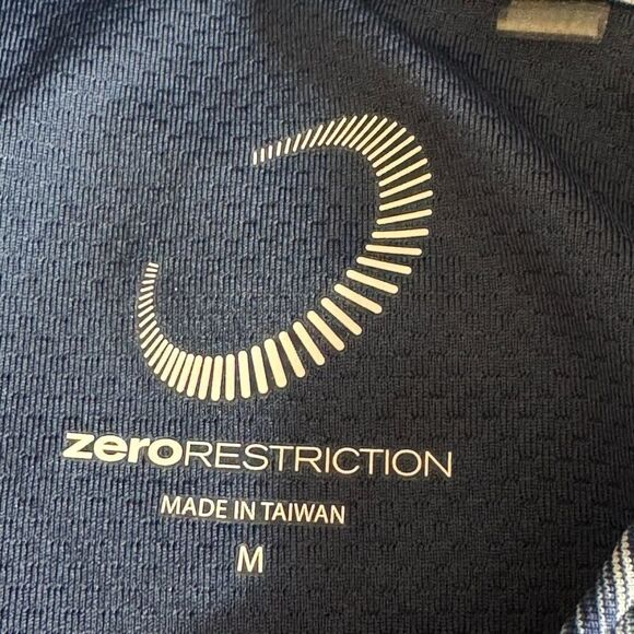 Zero Restriction Navy Presidents Cup Shae Quarter Zip Top womens Sz M Golf - Picture 9 of 13